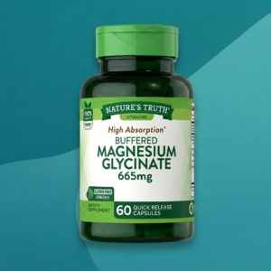 Nature's Truth® High Absorption Buffered Magnesium Glycinate 665mg – 60 Quick Release Capsules