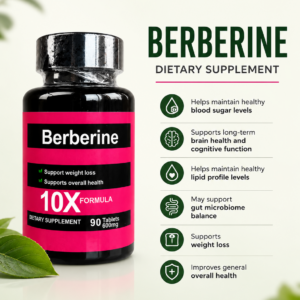 Aristos Wellness Berberine 10X Formula (600 mg) – 90 Tablets