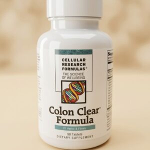 Aristos Wellness Cellular Research Formulas Colon Clear Formula (21 Herbs & Fibers) – 90 Tablets / Herbal Capsules