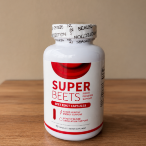 Super Beets Blood Pressure & Heart Health Beet Root Capsules – 90 Dietary Supplements